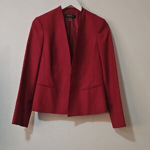 Kasper Women's Bold Red Suit Jacket